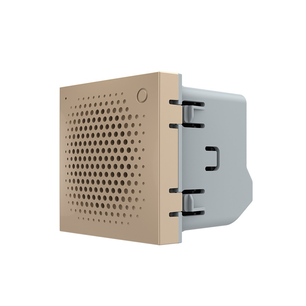 Розумний механізм дверний дзвінок-сирена ZigBee Livolo золото (VL-FCBZ-2AP), фото 1