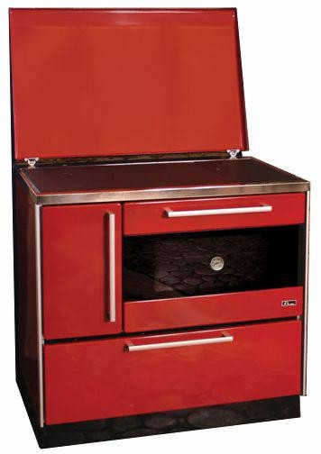 Кухонна піч MBS ROYAL 900 бордо на дровах