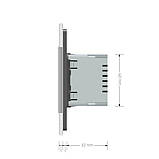 Світильник для сходів підлоги білий скло, 2700K, 230В, 0.35Вт Livolo (VL-C7FCL1-2WP), фото 5