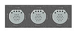 Розумний сенсорний ZigBee вимикач 4 сенсора (1-2-1) Livolo чорний скло (VL-C701Z/C702Z/C701Z-12), фото 3