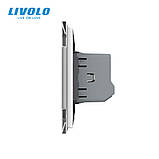 Розумний сенсорний димер слайдер ZigBee Livolo білий (VL-C7FC1DZ-2WP), фото 2