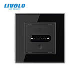 Розумний сенсорний прохідний димер Livolo чорний ZigBee (VL-C7FC1SDZ-2BP), фото 5