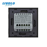 Розумний сенсорний прохідний димер Livolo чорний ZigBee (VL-C7FC1SDZ-2BP), фото 6