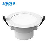 Розумний Wi-Fi точковий світильник RGB 9W 220V Livolo (VL-SHQ014), фото 6