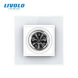 Годинник механічний Livolo білий скло (VL-C7FCCL-2WP), фото 4