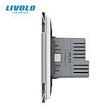Електрична розетка з портом USB-C Livolo білий (VL-C7CTF16A.UC18W-2WP), фото 2