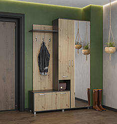 Передпокій Реприза Антрацит / дуб Артизан