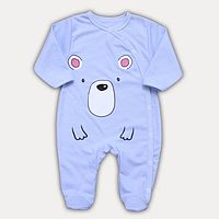 "Чоловічок" для малюка Demi Baby блакитна з мордочкою Ведмедика 68 р. 1 (3-6 м)