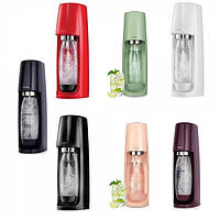 Сифон для газування води Sodastream Spirit (7 кольорів: White, Black, Red, Peach, Green Mint, Navy Blue,