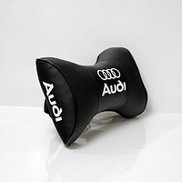 Подушка на подголовник для авто с логотипом Ауди / Audi
