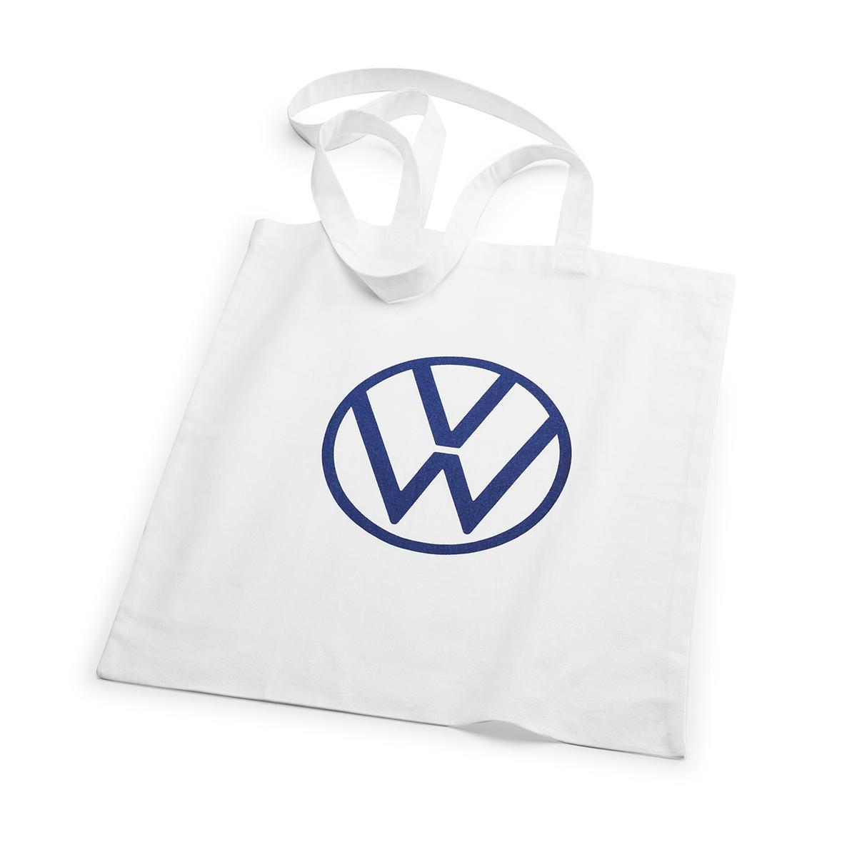Бавовняна сумка з ручками Volkswagen Logo Cotton Bag, White, артикул 000087317BF