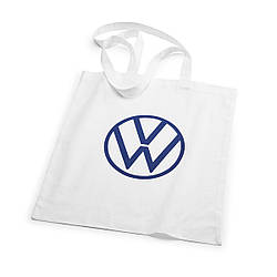 Бавовняна сумка з ручками Volkswagen Logo Cotton Bag, White, артикул 000087317BF