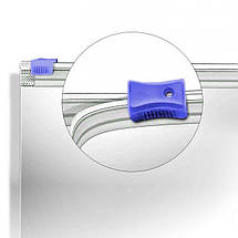 Пакети для зберігання і заморожування продуктів зі слайдером 1.6 л набір 25 шт 286х279 мм, фото 3