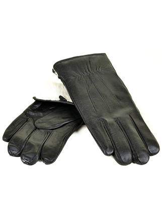 Рукавичка Чоловіча шкіра M23-18 мод1 black кролик Розпродаж, фото 1