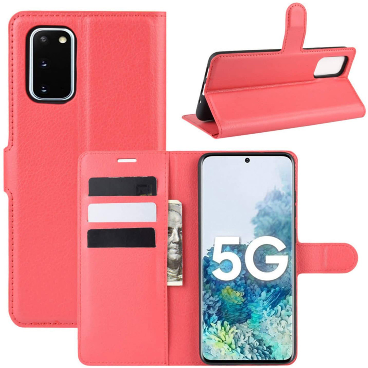 Чохол-книжка Litchie Wallet для Samsung Galaxy S20 FE Red