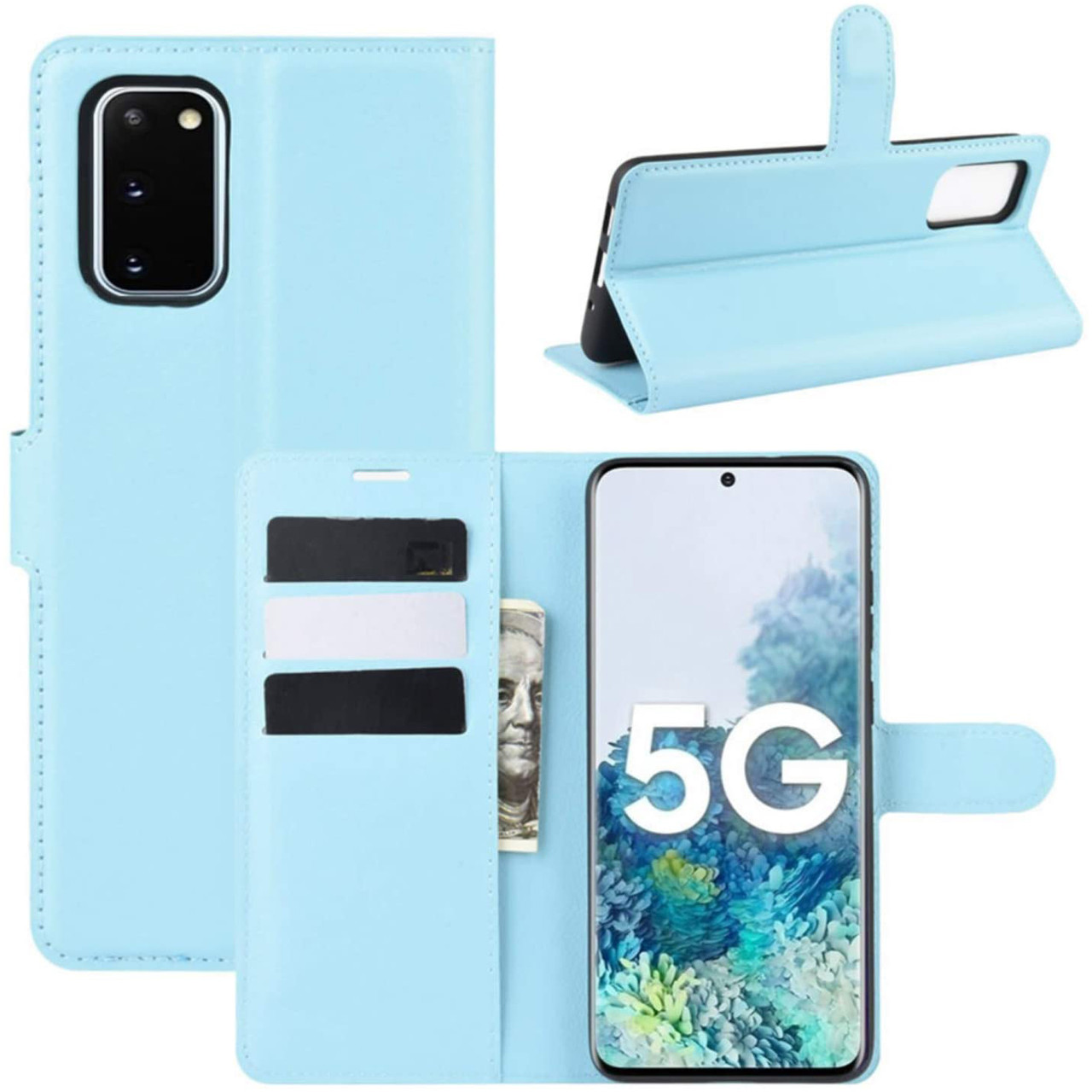 Чохол-книжка Litchie Wallet для Samsung Galaxy S20 FE Blue