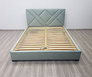 М'яка двоспальне Ліжко 160*200см "Стелла" Шик Галичина (різні розміри і варіанти оббивки)