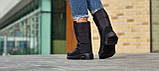 Дутіки жіночі зимові теплі стильні чорні чоботи Дутики женские зимние теплые стильные черные сапоги (Код: Л1965), фото 8