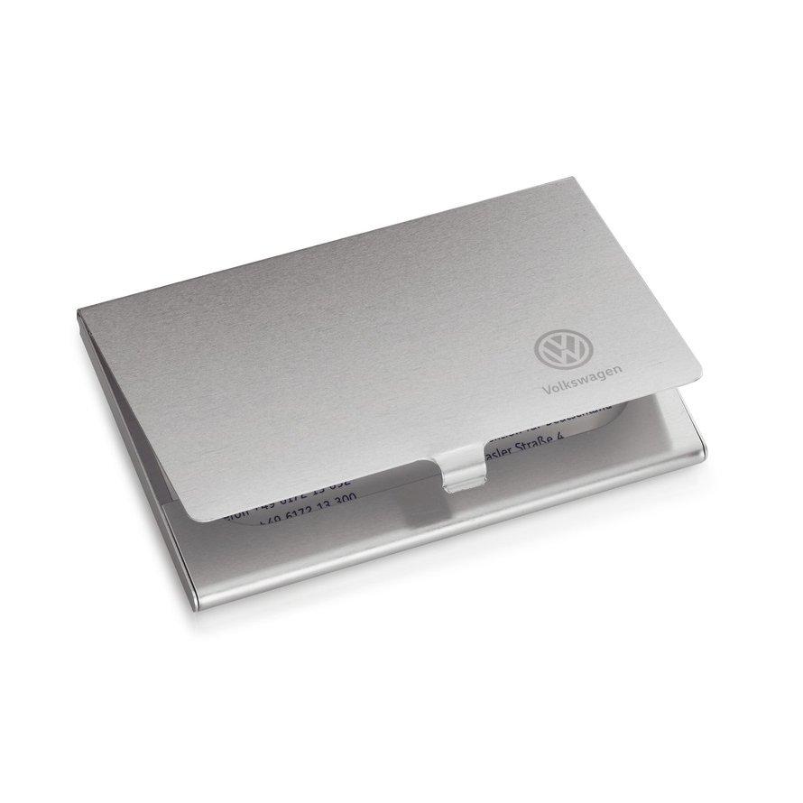 Алюмінієвий футляр для візитних карток Volkswagen Business Card Case, Aluminium, Silver, артикул 000087403ASKF