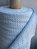 Світло-блакитна лляна тканина, ширина 200 см, 54% льон, 46% бавовна, Щільність 255 г/м2 (1929-415-146MZ) CRASH EFFECT, фото 2