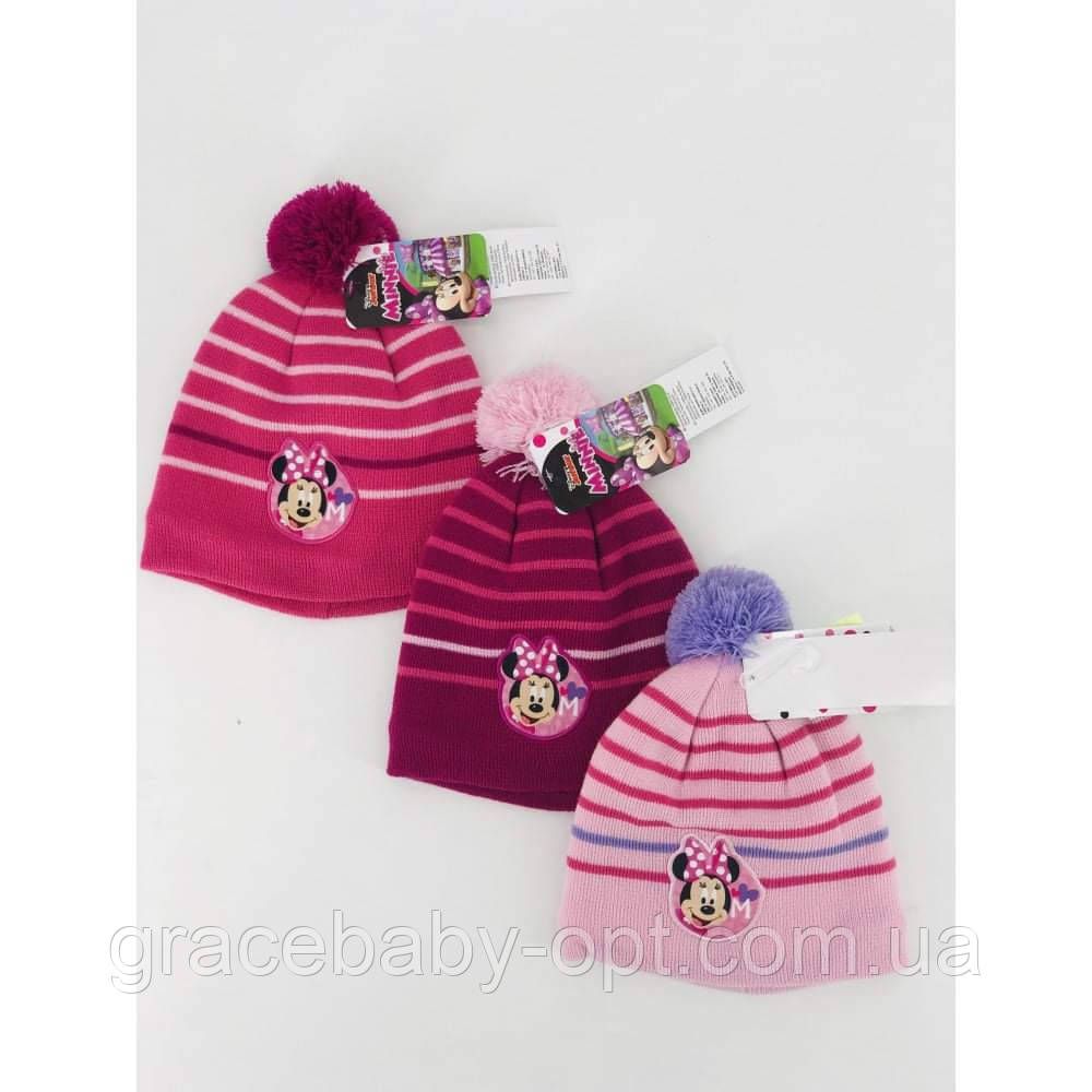 Шапки для дівчат оптом, Disney, 54-56 см, № Min-a-hat-383