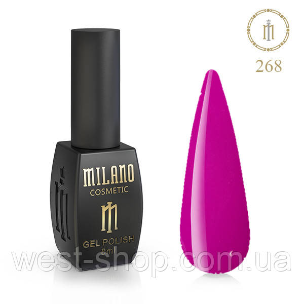 Гель-лак Milano 8 мл, № 268