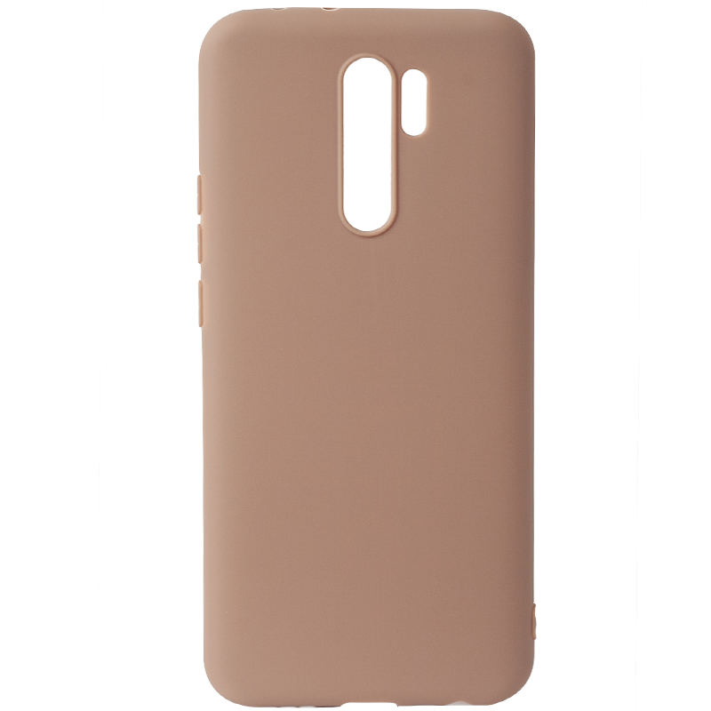 Чохол для Xiaomi Redmi 9 - Soft-touch Case Коричневий