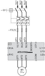 Устройство плавного пуска ATS01N206QN, ток 6А, мощность 2,2 кВт - фото 4 - id-p230693617