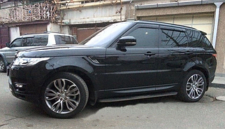 Дефлектори вікон на Land Rover Range Rover Sport 2014 -> (HIC). Вітровики на Land Rover Range Rover Sport