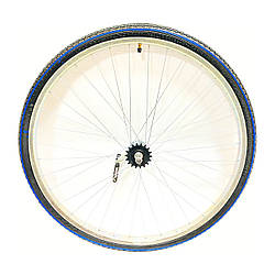 Колесо заднє на черв'ячній втулці 28» сталевий оцинкований обід c гумою