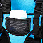 Безкаркасне дитяче автокрісло Multi Function Car Cushion, Синій / Крісло автомобільне, фото 8