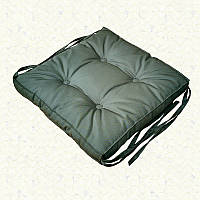Подушка для Стула с завязками 40х40 см - Хаки