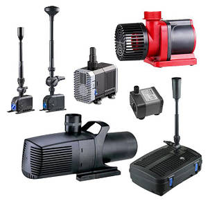 Помпи, насоси для ставків, водоспадів і фонтанів