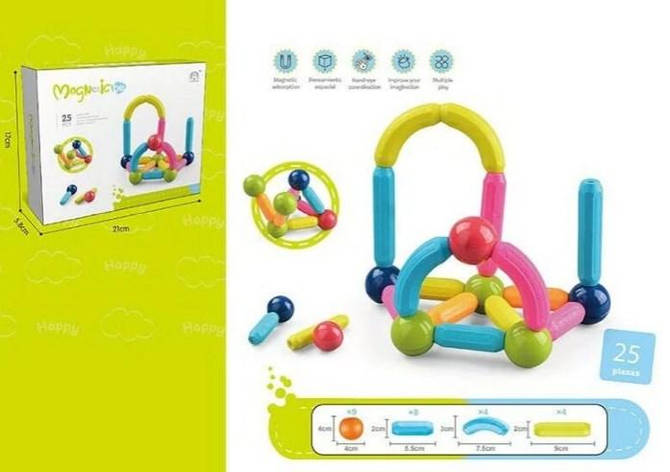 Конструктор магнітний Mognetic Bra, фото 1