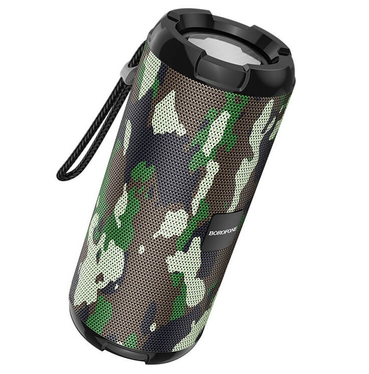 Портативна Bluetooth колонка BOROFONE BR15 Smart sports BT, зелений камуфляж