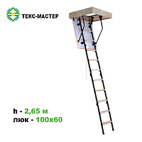 Чердачная лестница складная OMAN MINI TERMO 100х60 Н265 комбинированная
