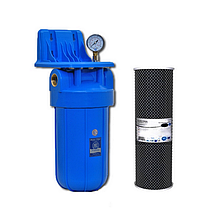 Корпус фільтра Aquafilter FH10B1-B-WB 10" (з вугільним картриджем)
