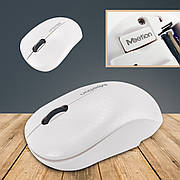 Бездротова комп'ютерна мишка Meetion MT-R545 1600DPI блютуз миша для комп'ютера ноутбука пк - Біла