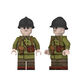 Военные фигурки, Французский солдат №1 1шт, аналог лего, BrickArms