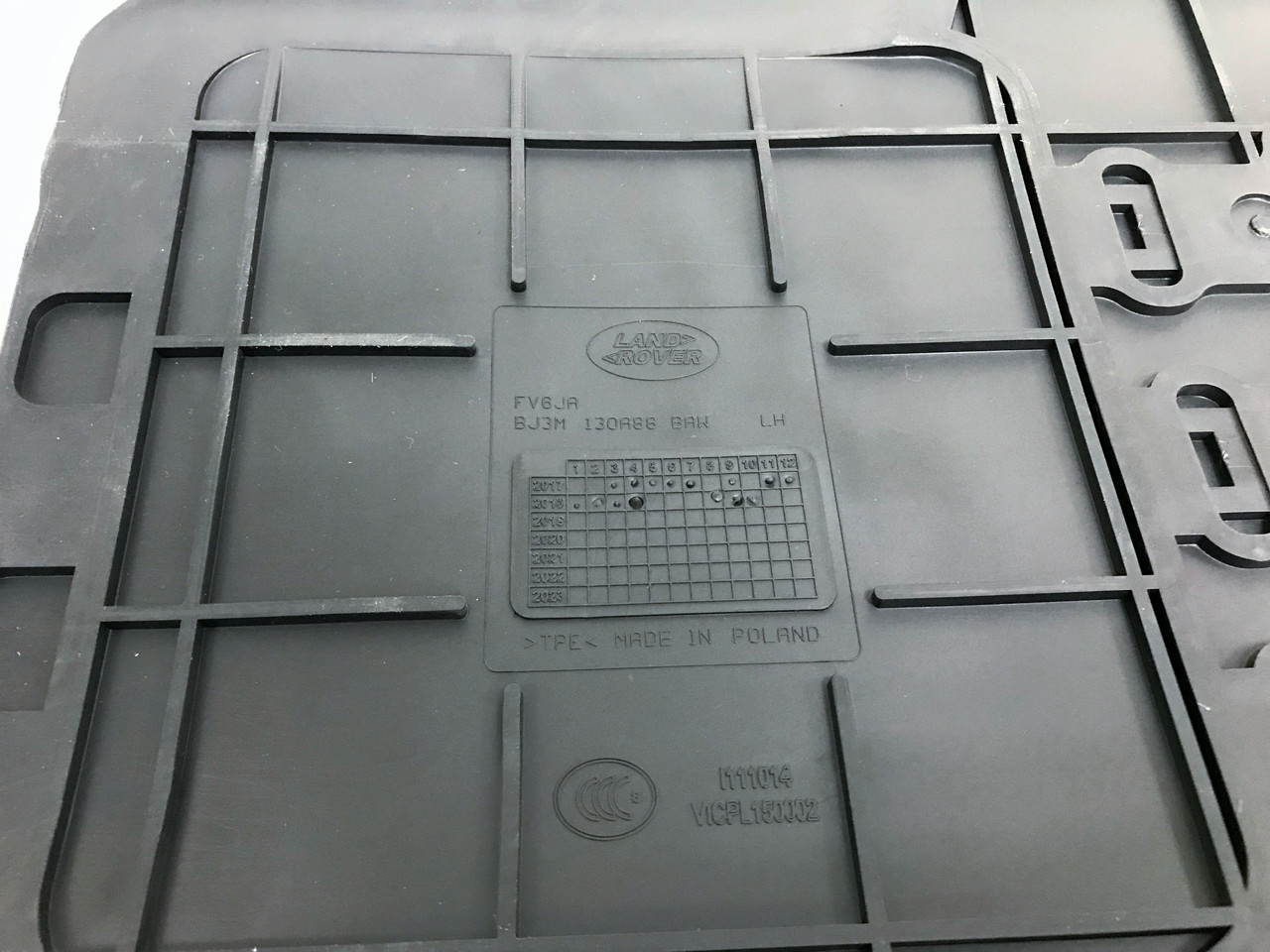 Оригинальные коврики Land Rover Range Rover Evoque 11- резиновые 4шт ...