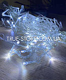 Гірлянда бахрома 120 LED 3 м*0.5м, Білий колір, фото 8
