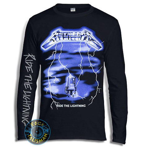 Футболка довгий рукав METALLICA Ride The Lightning, фото 1