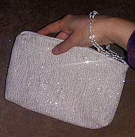 Весільна сумочка клатч нареченої кольору Айворі