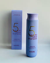 Шампунь проти жовтизни волосся Masil 5 No Yellow Shampoo 300 мл, фото 4