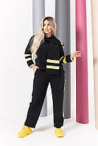 Спортивний костюм жіночий БАТАЛ прогулянковий з шарфиком, фото 4