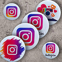 Значки з логотипом Instagram