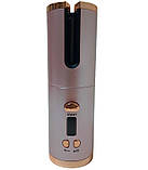 Стайлер бездротовий, автобигуди Hair Сurler YX-808, золотистий, фото 2