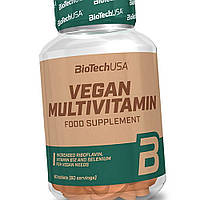 Вітаміни і мінерали для веганів BioTech Vegan Multivitamin 60 таблеток