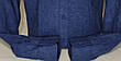 Сорочка чоловіча кашемір Туреччина синя однотонна Brosard vd-0129 класична тепла 41, фото 6