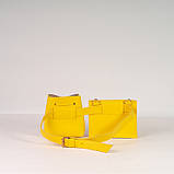 Жіноча сумка на пояс клатч 2в1 у 5-и кольорах. Жовтий, фото 2